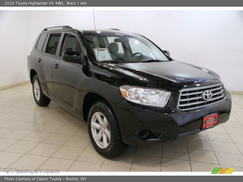 Black / Ash 2010 Toyota Highlander V6 4WD