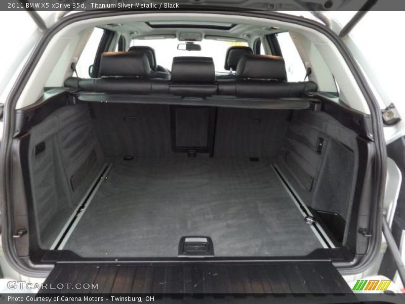 Titanium Silver Metallic / Black 2011 BMW X5 xDrive 35d