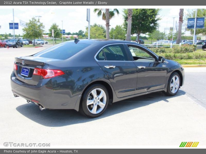Graphite Luster Metallic / Ebony 2012 Acura TSX Technology Sedan