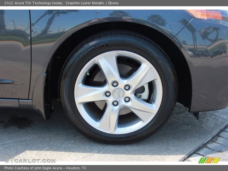 Graphite Luster Metallic / Ebony 2012 Acura TSX Technology Sedan