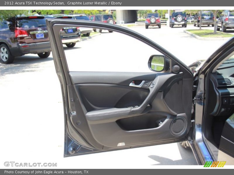 Graphite Luster Metallic / Ebony 2012 Acura TSX Technology Sedan