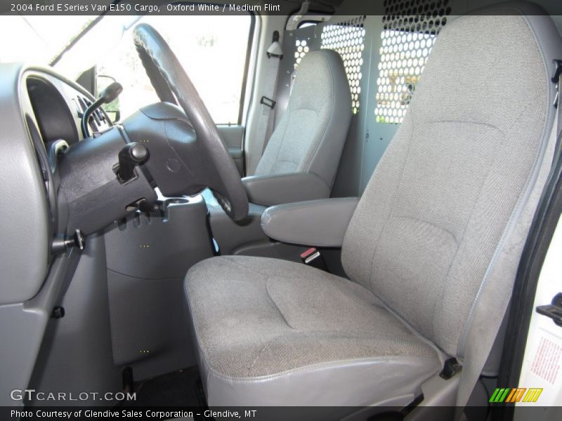 Oxford White / Medium Flint 2004 Ford E Series Van E150 Cargo