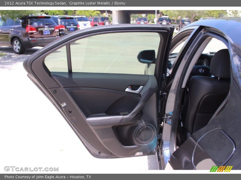 Graphite Luster Metallic / Ebony 2012 Acura TSX Technology Sedan