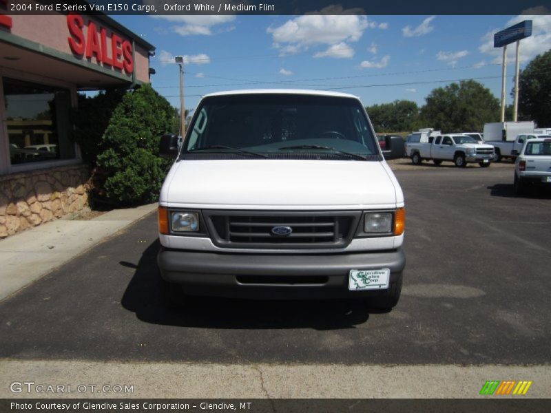 Oxford White / Medium Flint 2004 Ford E Series Van E150 Cargo