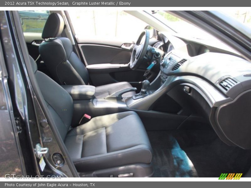 Graphite Luster Metallic / Ebony 2012 Acura TSX Technology Sedan