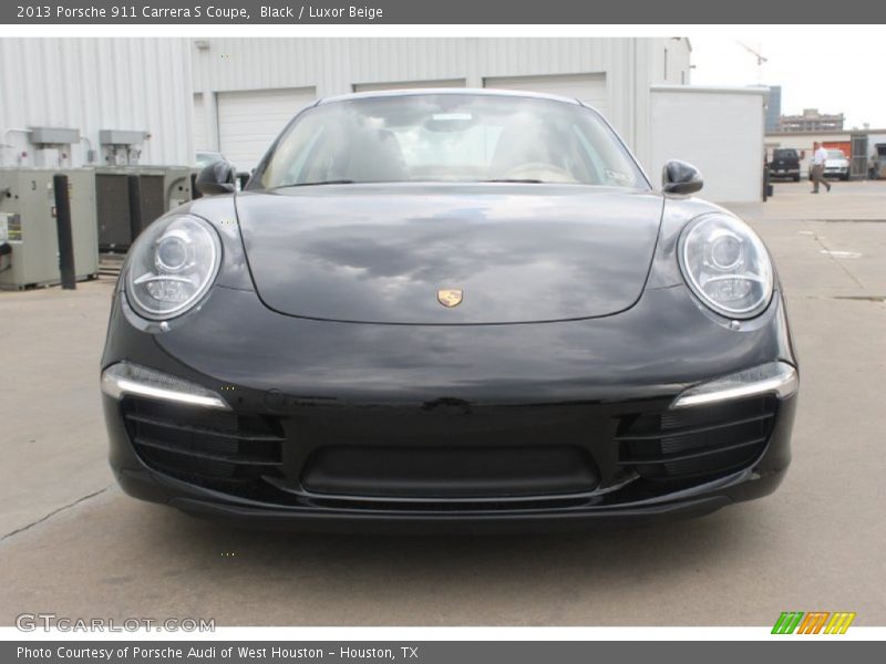 Black / Luxor Beige 2013 Porsche 911 Carrera S Coupe