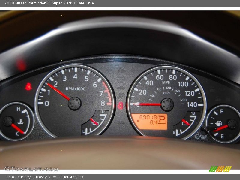 Super Black / Cafe Latte 2008 Nissan Pathfinder S