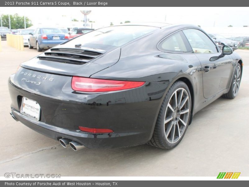 Black / Luxor Beige 2013 Porsche 911 Carrera S Coupe