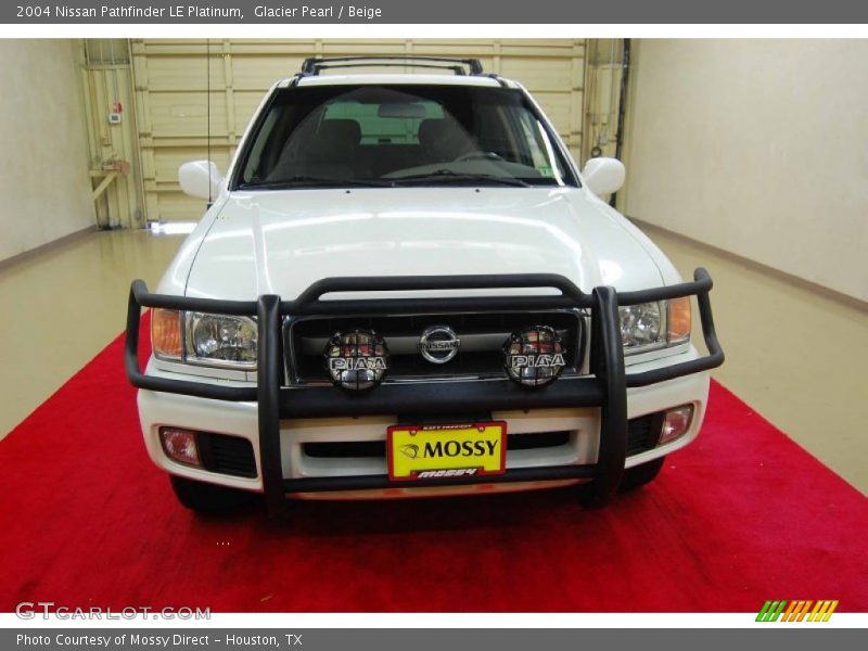 Glacier Pearl / Beige 2004 Nissan Pathfinder LE Platinum