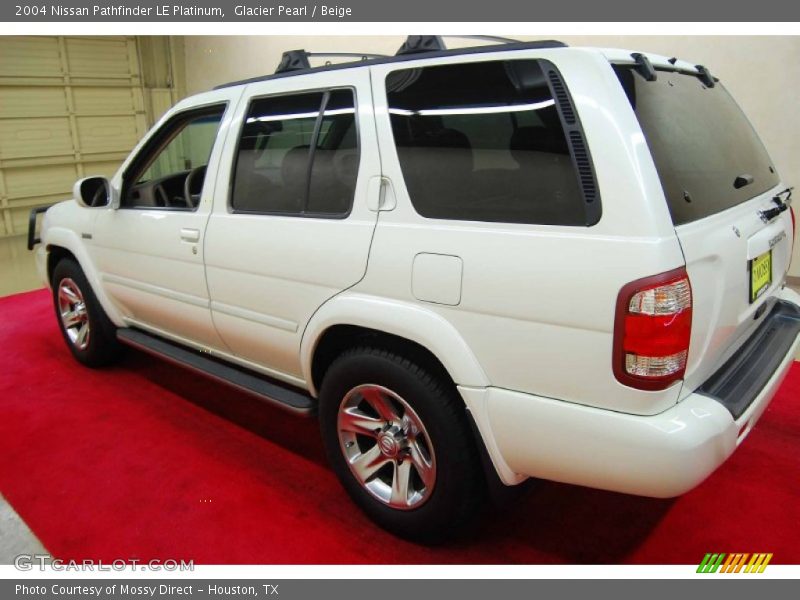 Glacier Pearl / Beige 2004 Nissan Pathfinder LE Platinum