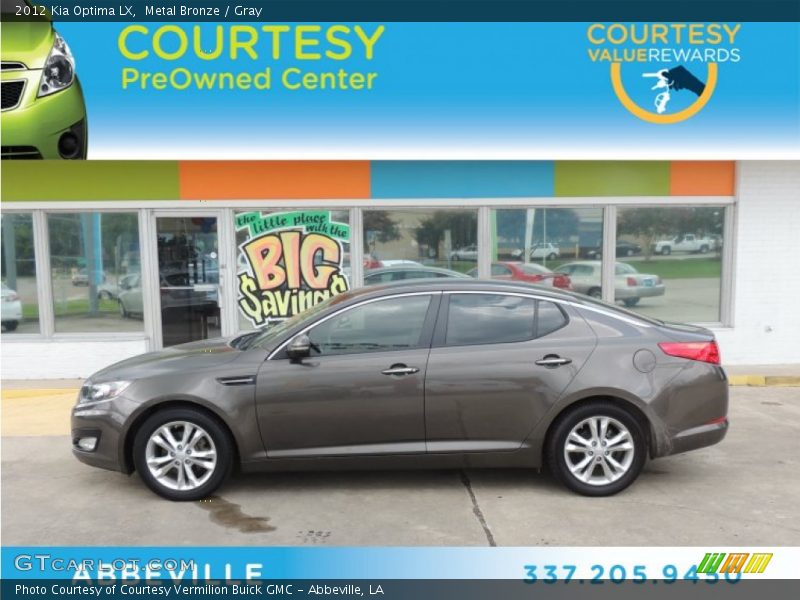 Metal Bronze / Gray 2012 Kia Optima LX