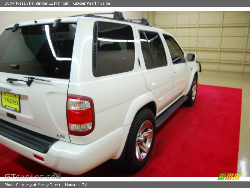 Glacier Pearl / Beige 2004 Nissan Pathfinder LE Platinum