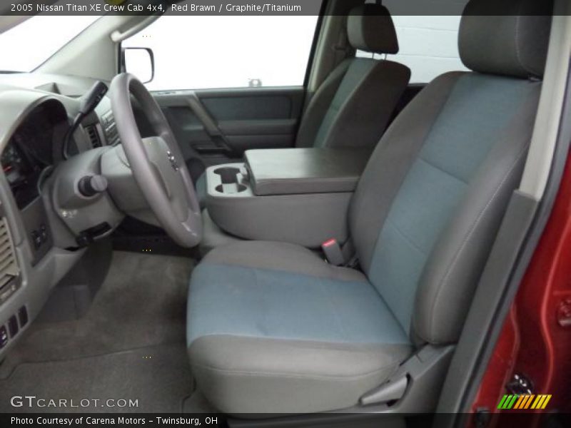 Red Brawn / Graphite/Titanium 2005 Nissan Titan XE Crew Cab 4x4