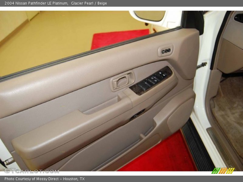 Glacier Pearl / Beige 2004 Nissan Pathfinder LE Platinum