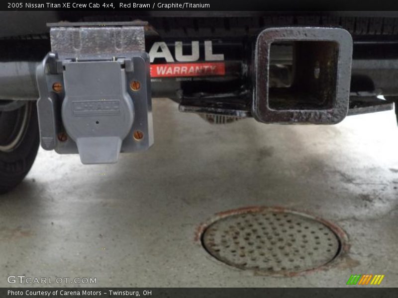 Red Brawn / Graphite/Titanium 2005 Nissan Titan XE Crew Cab 4x4