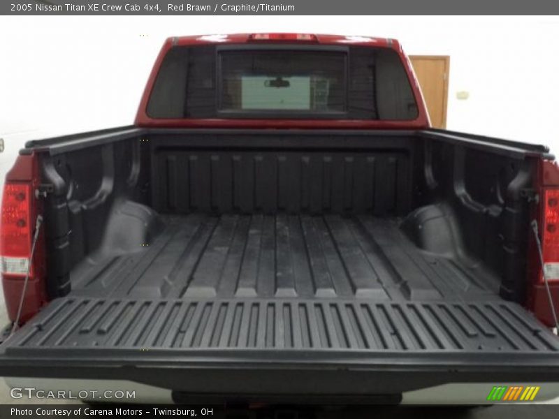 Red Brawn / Graphite/Titanium 2005 Nissan Titan XE Crew Cab 4x4