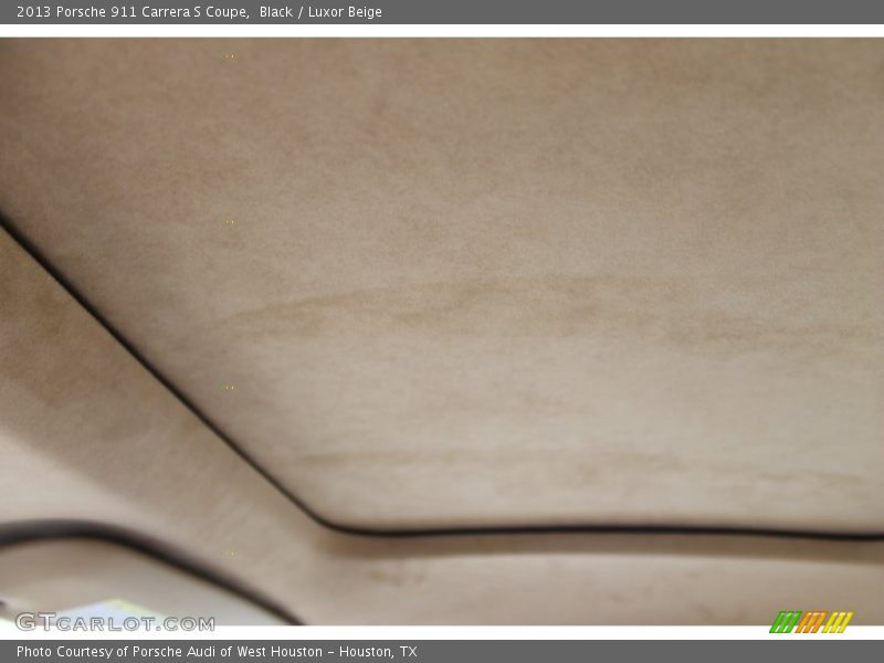Black / Luxor Beige 2013 Porsche 911 Carrera S Coupe