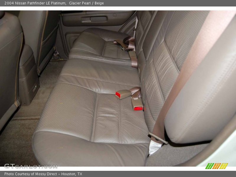 Glacier Pearl / Beige 2004 Nissan Pathfinder LE Platinum