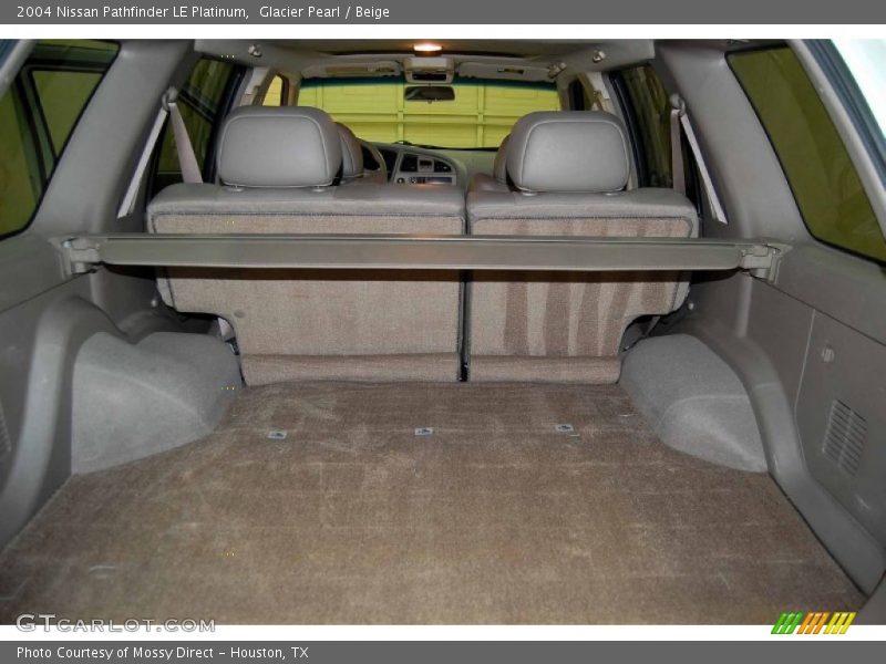 Glacier Pearl / Beige 2004 Nissan Pathfinder LE Platinum