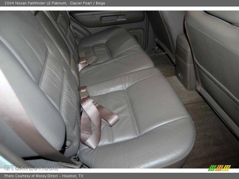 Glacier Pearl / Beige 2004 Nissan Pathfinder LE Platinum