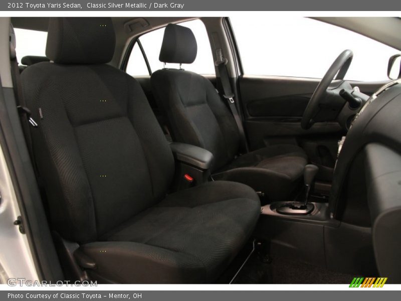 Classic Silver Metallic / Dark Gray 2012 Toyota Yaris Sedan