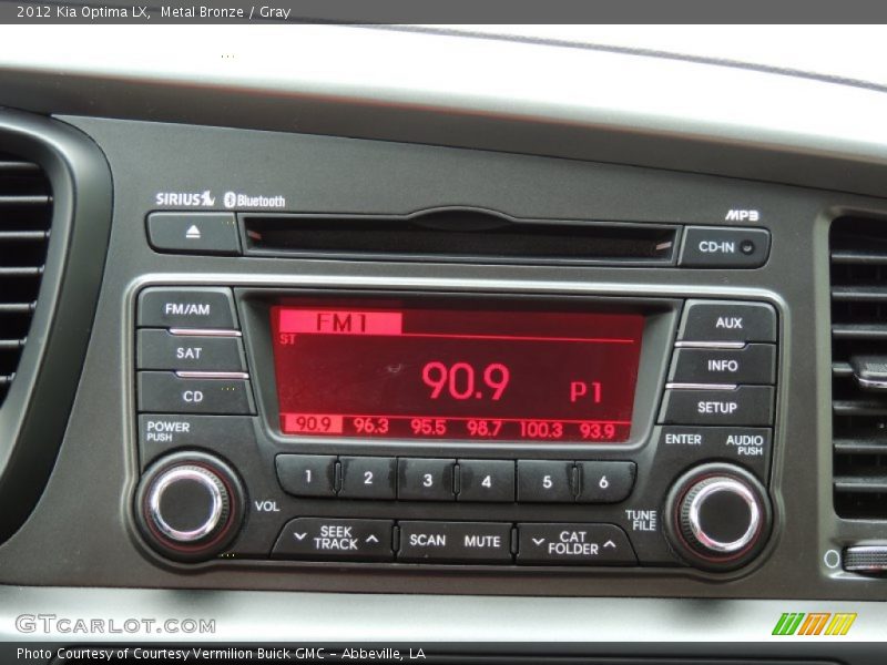 Metal Bronze / Gray 2012 Kia Optima LX