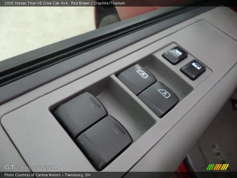 Red Brawn / Graphite/Titanium 2005 Nissan Titan XE Crew Cab 4x4