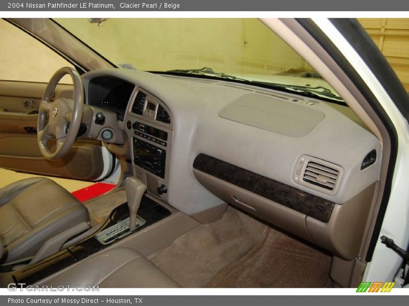 Glacier Pearl / Beige 2004 Nissan Pathfinder LE Platinum