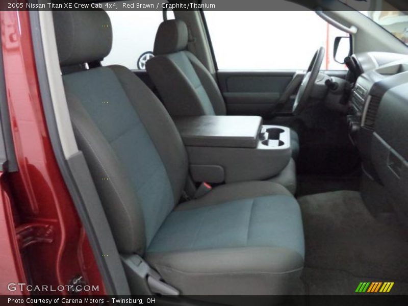 Red Brawn / Graphite/Titanium 2005 Nissan Titan XE Crew Cab 4x4