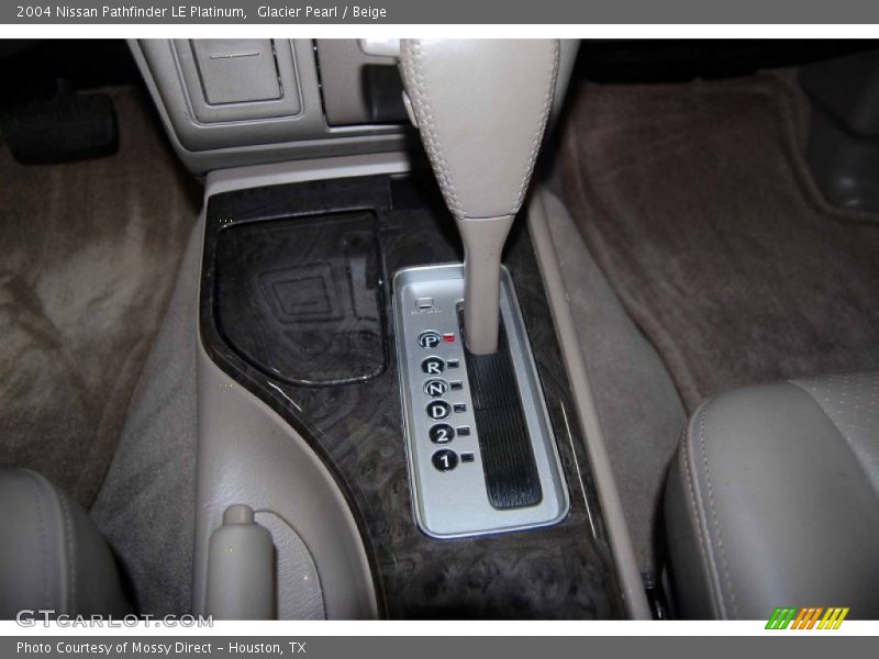 Glacier Pearl / Beige 2004 Nissan Pathfinder LE Platinum