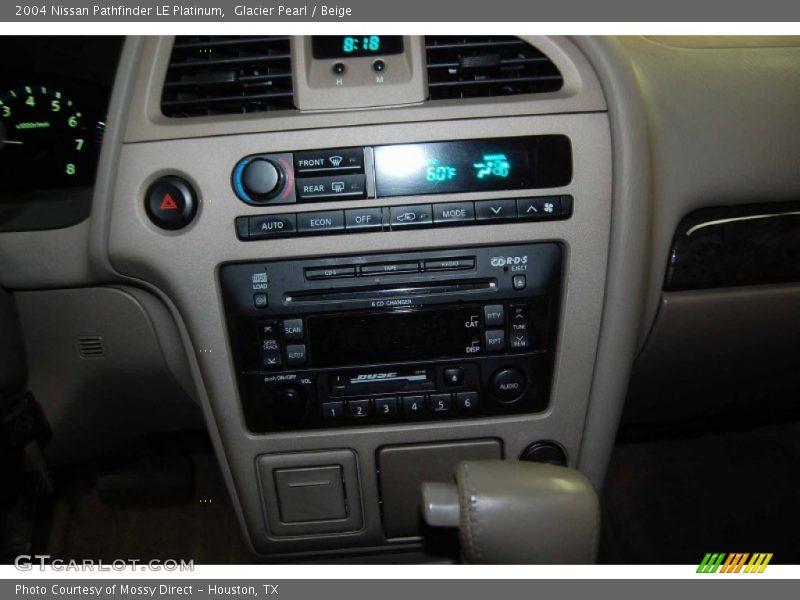 Glacier Pearl / Beige 2004 Nissan Pathfinder LE Platinum