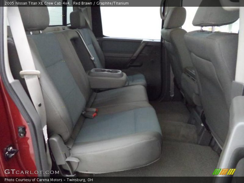 Red Brawn / Graphite/Titanium 2005 Nissan Titan XE Crew Cab 4x4