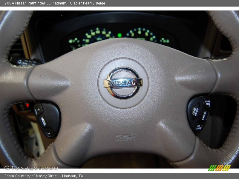 Glacier Pearl / Beige 2004 Nissan Pathfinder LE Platinum