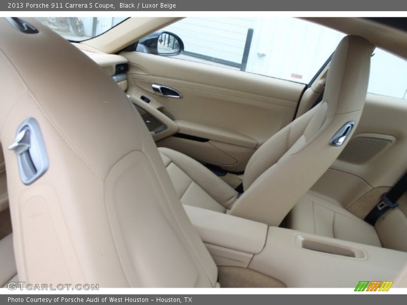Black / Luxor Beige 2013 Porsche 911 Carrera S Coupe