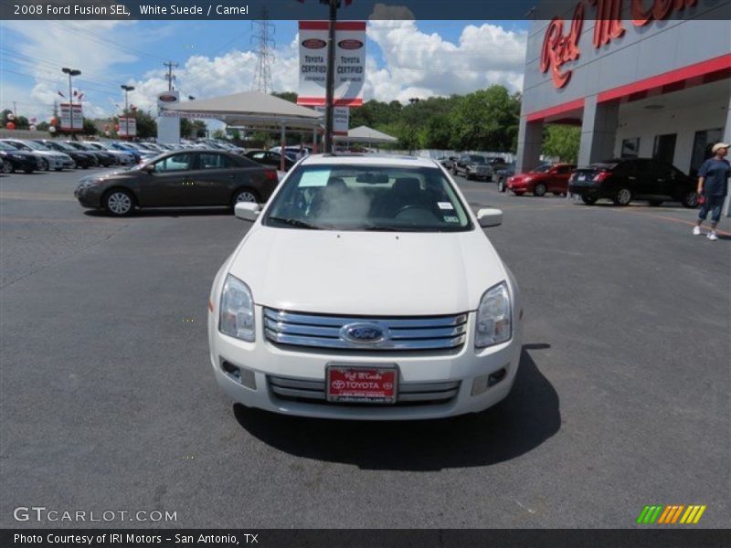 White Suede / Camel 2008 Ford Fusion SEL