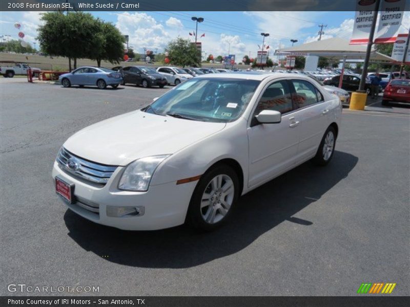 White Suede / Camel 2008 Ford Fusion SEL