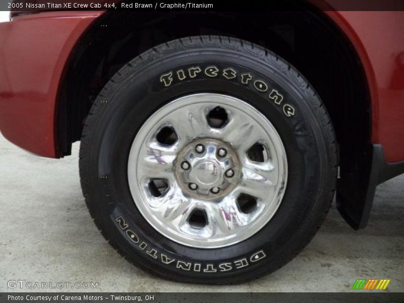 Red Brawn / Graphite/Titanium 2005 Nissan Titan XE Crew Cab 4x4