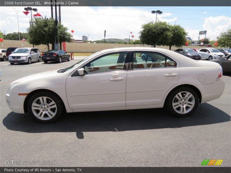 White Suede / Camel 2008 Ford Fusion SEL