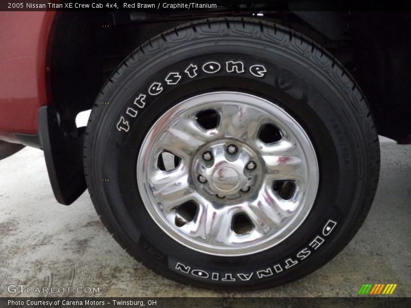 Red Brawn / Graphite/Titanium 2005 Nissan Titan XE Crew Cab 4x4