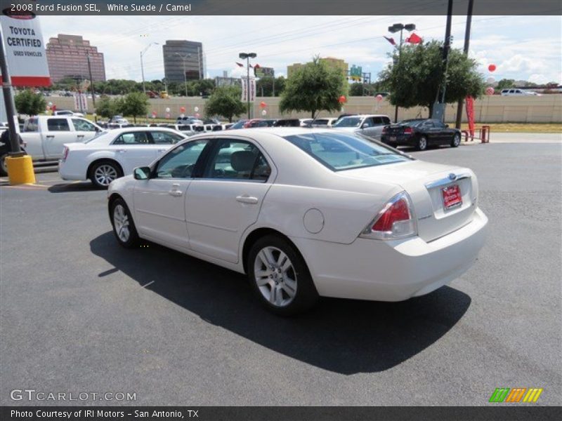 White Suede / Camel 2008 Ford Fusion SEL