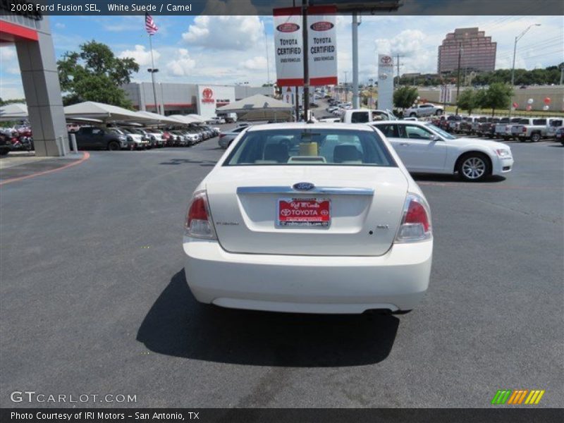 White Suede / Camel 2008 Ford Fusion SEL