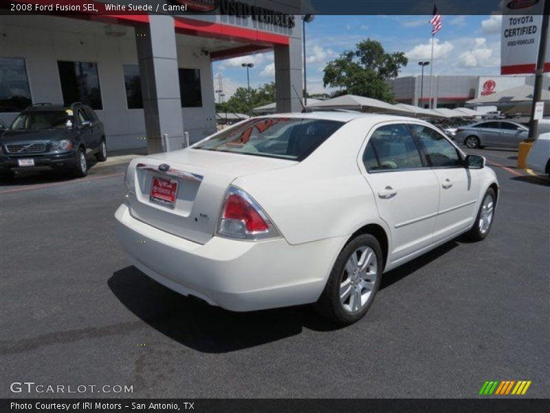 White Suede / Camel 2008 Ford Fusion SEL