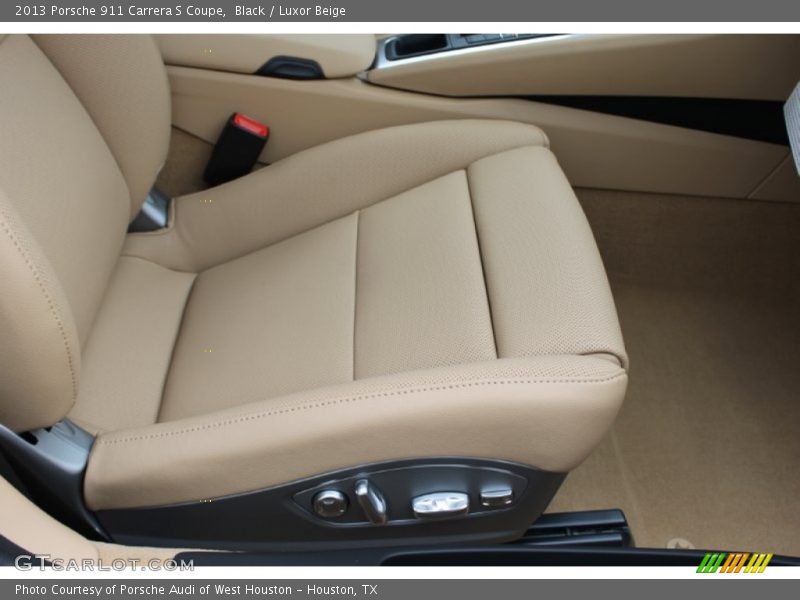 Black / Luxor Beige 2013 Porsche 911 Carrera S Coupe
