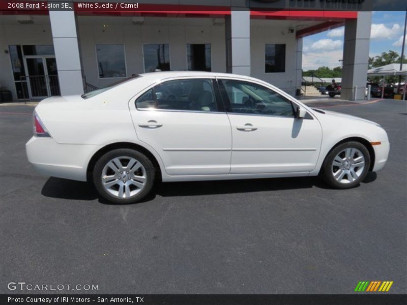 White Suede / Camel 2008 Ford Fusion SEL