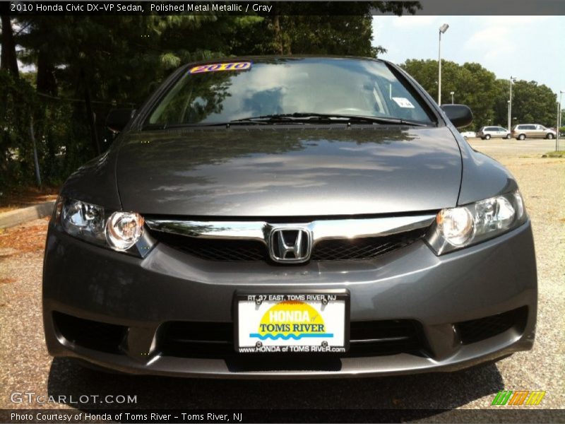 Polished Metal Metallic / Gray 2010 Honda Civic DX-VP Sedan