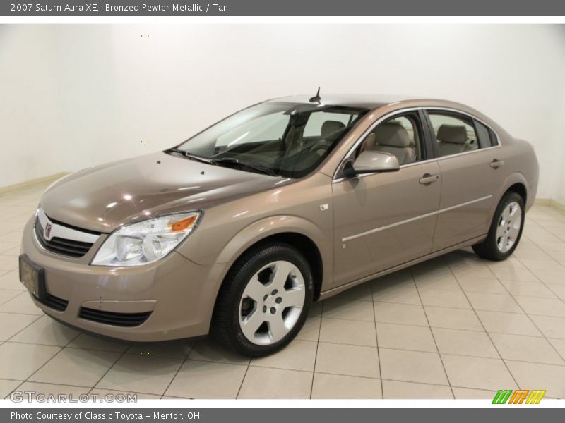 Bronzed Pewter Metallic / Tan 2007 Saturn Aura XE