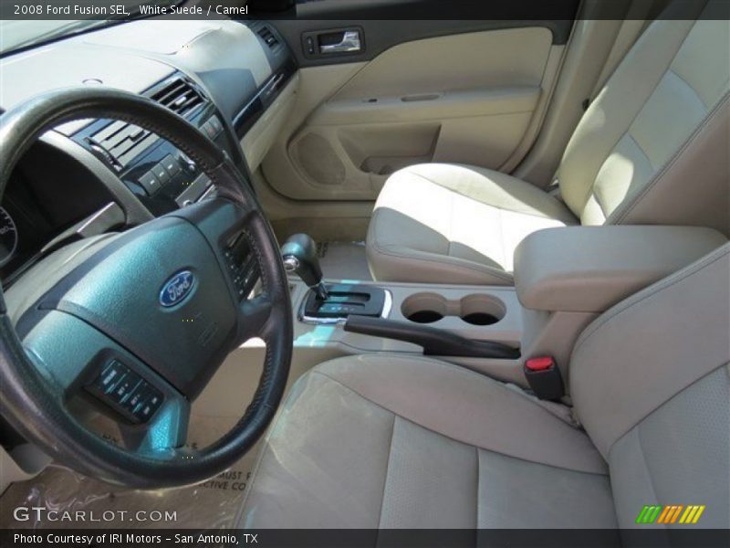 White Suede / Camel 2008 Ford Fusion SEL