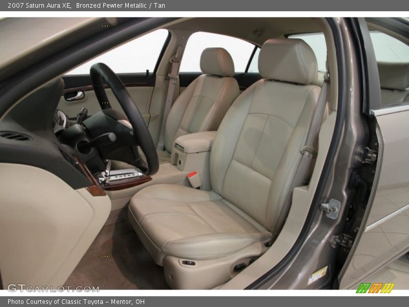 Bronzed Pewter Metallic / Tan 2007 Saturn Aura XE