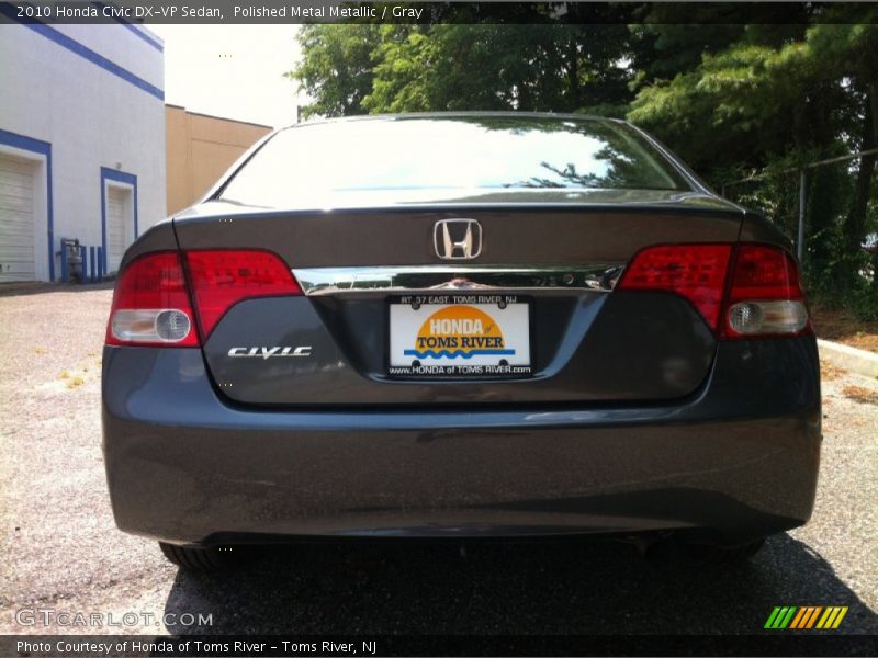 Polished Metal Metallic / Gray 2010 Honda Civic DX-VP Sedan