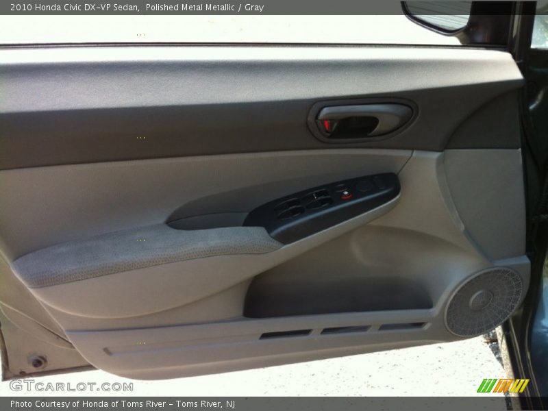 Polished Metal Metallic / Gray 2010 Honda Civic DX-VP Sedan